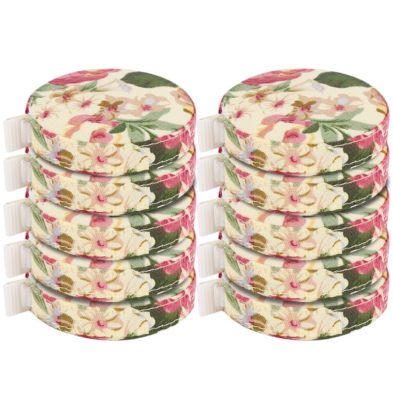 10PCS Retractable Ruler Cloth Measure Tailor Sewing Flexible Tape Body