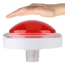Tissting 100mm Game LED Light Button, 12V Lit Illuminated Push Big Arcade Pushing Show Buzzers For Arcadess Machine Video Games Parts (Red)