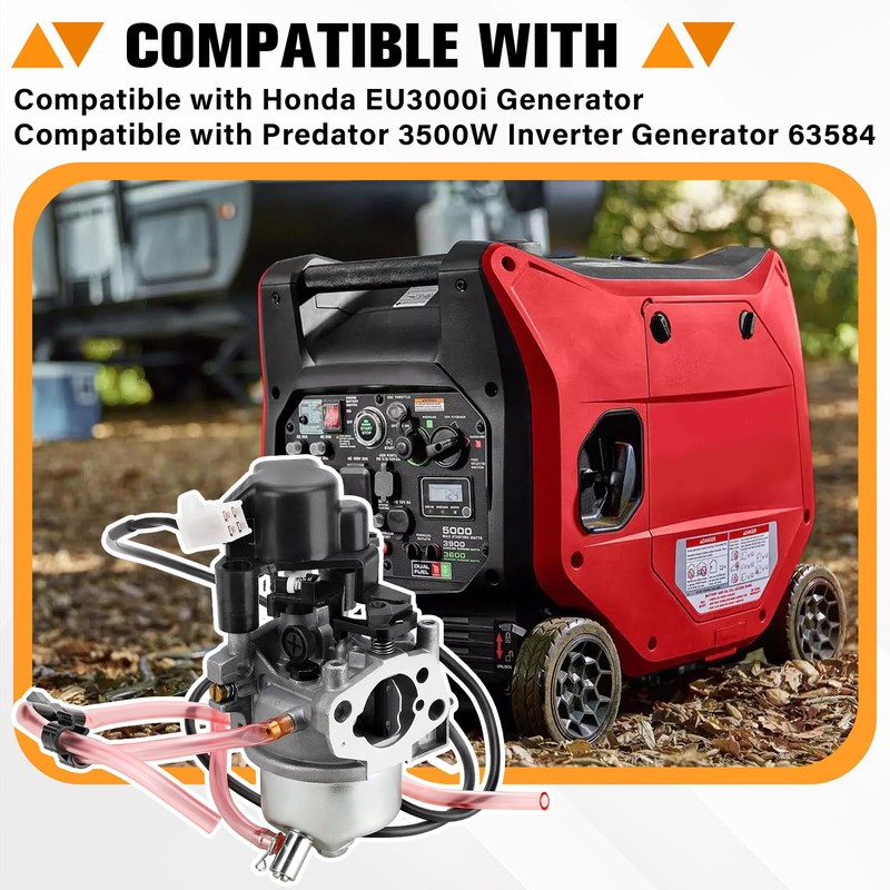 Carburetor for Predator 3500 Watts Inverter Generator 63584/Honda EU3000i Generator