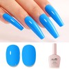 Imtiti Blue Gel Nail Polish, Bright Blue Nail Gel Polish