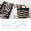 4 Pcs Leather Crochet Bag Bases, 8 Pcs D Shape