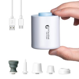 FLEXTAILGEAR Portable Air Pump for Inflatables, 2.82oz Classic Tiny Air Pump, Rechargeable Electric Air Pump to Inflate Deflate for Camping Gear Pool Floats Air Mattress Vacuum Storage Bags