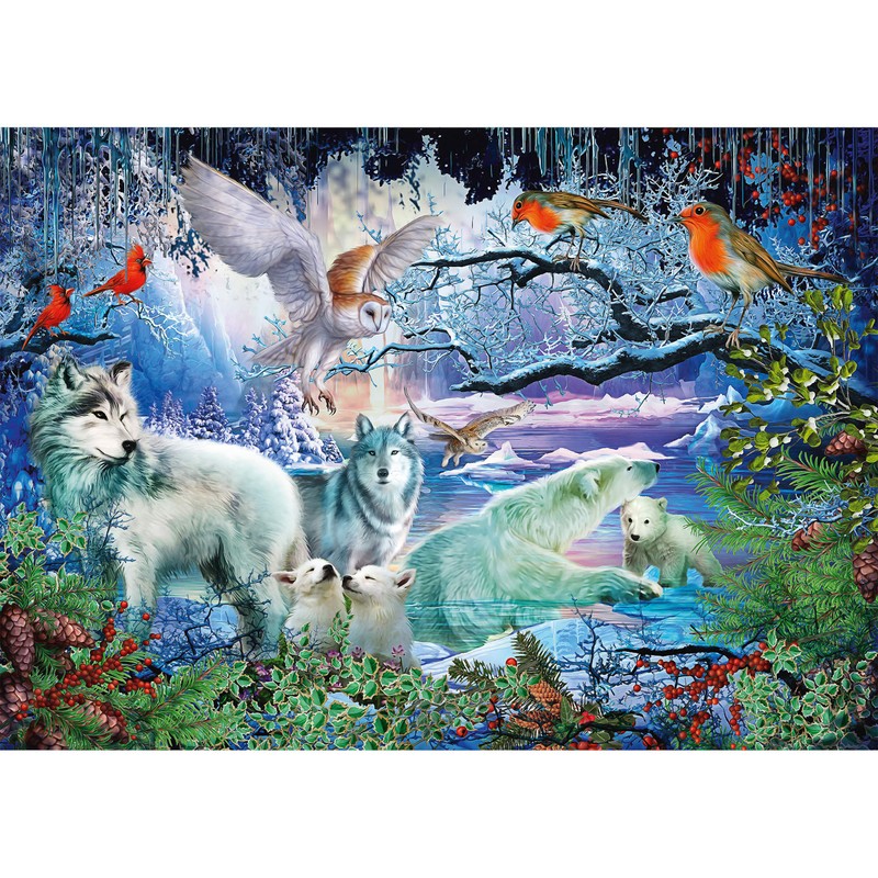 Schmidt Spiele 58349 Wolves In The Winter Forest 1000 Piece