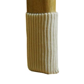 (fesley) Chair Rest Covers Dining Chair Leg Covers Elastic Material Set of 2 Pairs Furniture Floor Protection Scratch Prevention Soundproofing (Camel)