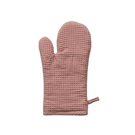 Creative Co-Op Woven Linen and Cotton Waffle Hot Pad Mitt, Putty Color