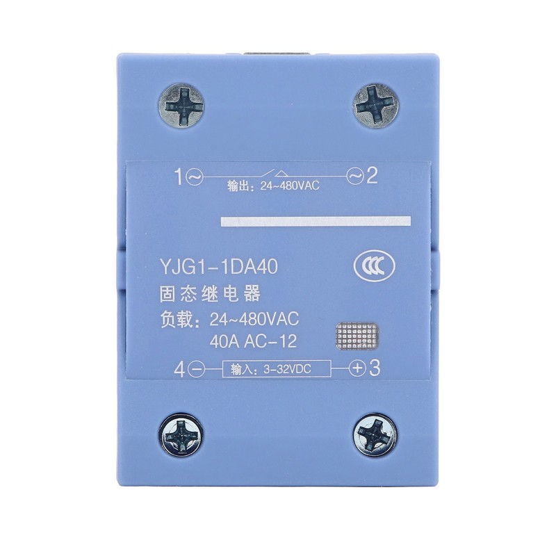 Solid State Relay 40A Single Phase DC 3‑32V Input AC