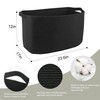 MEGASKET Extra Large Rectangle Storage Basket, 23.6" x 17" x
