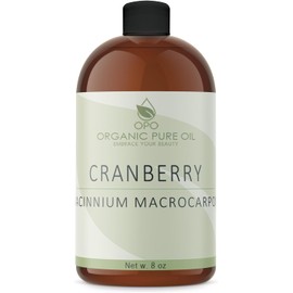 OPO Aceite De Semilla De Arándano Orgánico Puro (237 Ml) Puro Y Sin Refinar, Prensado En Frío, Crudo, Sin Omg. Para La Piel Y El Cabello, Hidratante Y Humectante.