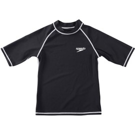 Speedo SD65J15 Junior Half Sleeve Rash Guard, Short Sleeve, UV Protection, Swimming, Unisex