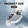 2 Pcs Shower Soap Holder,Dish for Tray,Clip-on Rail,Adjustable-Rust-Resistant with Grooved