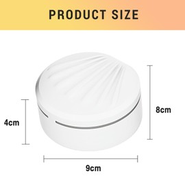 Thoquene Dental denture box, denture box, denture box (white)