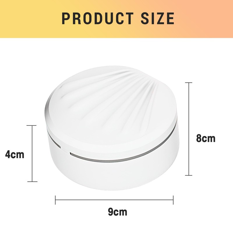 Thoquene Dental denture box, denture box, denture box (white)