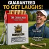 Funny Golf Tee Holder & 3.25" Wood Tees, Golf Gifts