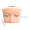 Harilla Eyelashes Mannequin Head Eyelash Extension Soft Eyelid Mannequins Flat