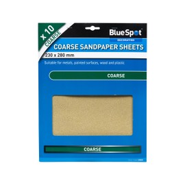 Blue Spot Tools 19855 Coarse Sandpaper, Black, 230 x 280 mm