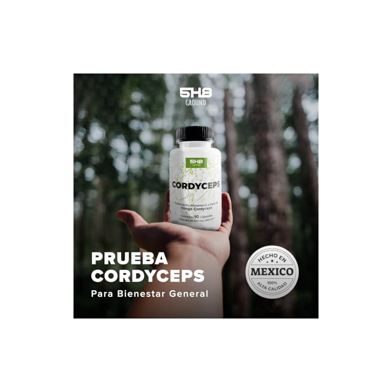 Hongo Cordyceps - Adaptógeno Natural - Vitalidad y Energía 5H8