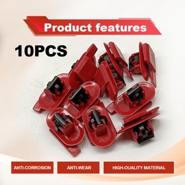 Dunviku 10pcs Moulding Clips with Metal Reinforcement 11547026 Compatible with Envision Allure ATS CT6 Colorado Cruze Sierra Canyon Replaces 11611623