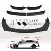 TOMICOB 4Pcs Front Bumper Lip Chin Spoiler Splitter Diffuser Protector