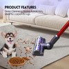 Upgrade Anti-Tangle Replacement Vacuum Head Compatible with Dyson V7,V8, Cyclone