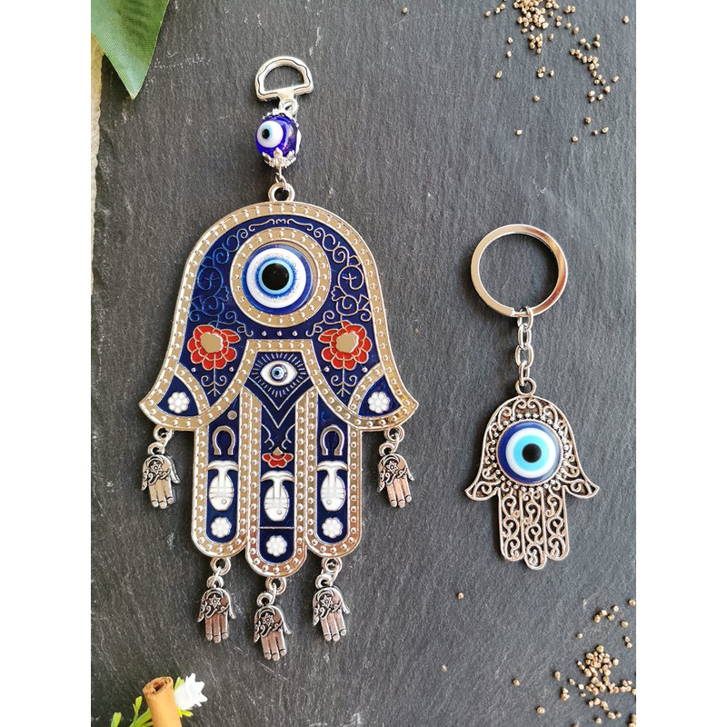 SabelAX Hand Fatima Turkish Eye Wall Hanging Amulet for Home