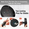 JTemgle Heavy Duty Hole Saw Arbor with 5pcs Center Drill