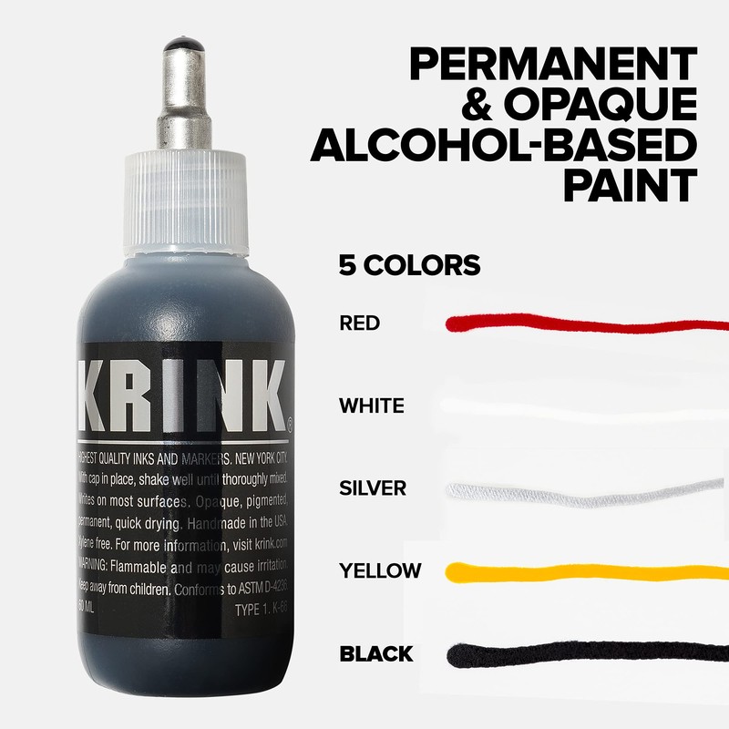 Krink K-66 Paint Marker Steel Tip Black 60Ml