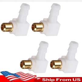 For Briggs & Stratton 4x Carburetor Fuel Elbow Connector Hose for Briggs&Stratton 692317 493496 494451