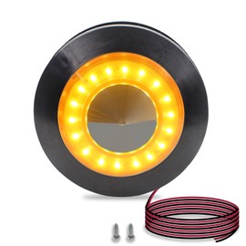 GAMPRO Air Horn Weather Protection Cover with Light (Black With Yellow Light)