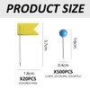 500 Pins, 20 Flag Positioning Pins, Map Pins, Decorative Pins,