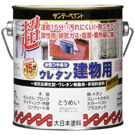 Sunday Paint Water-Based Glossy Urethane for Buildings, Toukuri (0.7L)