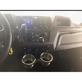 Compatible with Honda Pioneer 700 Cup Holder with plastic cups SOLID back