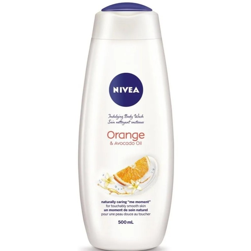 Jabón Líquido Corporal Nivea con Esencia de Naranja y Aceite