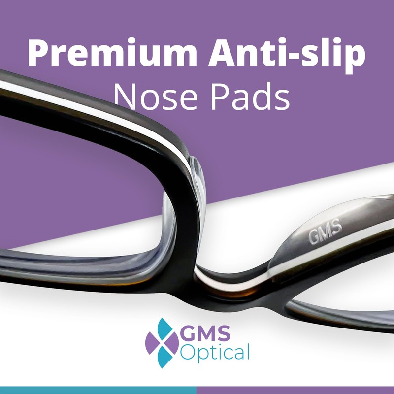 GMS Optical 1.8mm Reg-Thin/18mm Long Length - Anti-Slip Adhesive Contoured