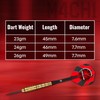Shot! Darts Redline M4CH1 Steel Tip Dart Set Front Weighted