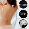 iMucci Clear Bra Straps 3 Pairs Invisible Transparent Shoulder Bra