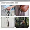Star Carabiner Y2K Keychain, 3.5 Inch Heavy Duty Key Ring,
