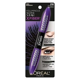 L´Oréal Paris Mascara de pestañas Lavable Voluminous Xfiber Blackest Black, 13ml