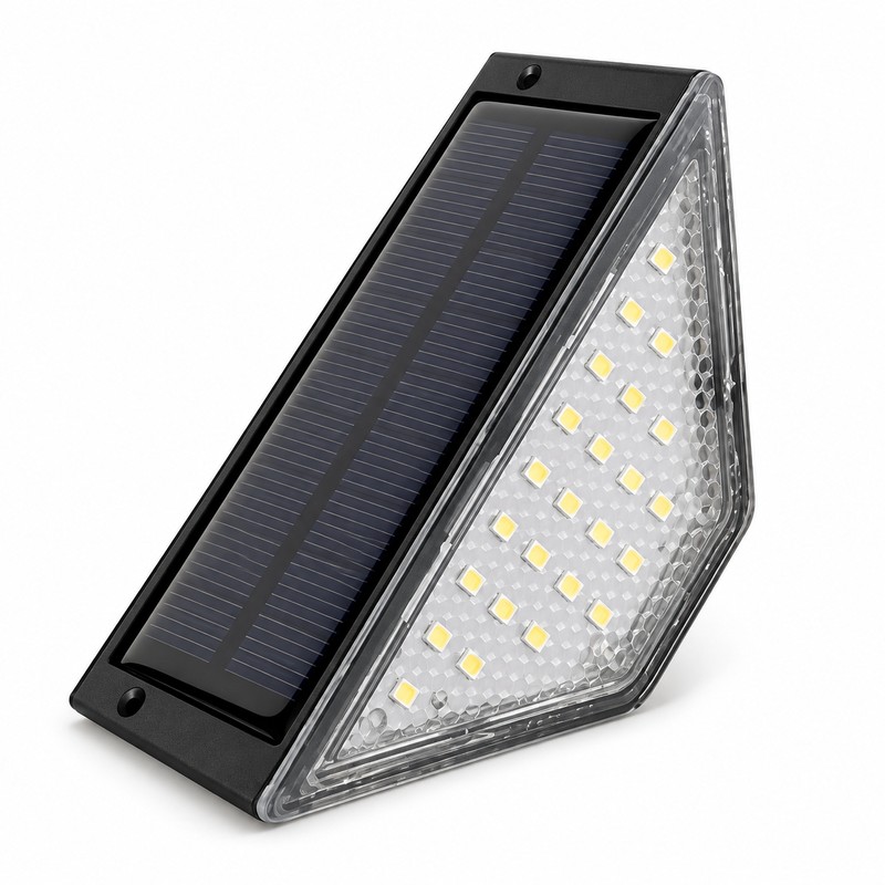 4-Pack Solar Stair Lights for Outdoor Steps – Warm White