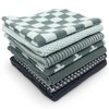 Ecovask Daily Use Dish Cloth 7pc Variety Pack Organic Cotton,