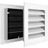 2 Pack 12" x 12" Gable Vent for House Aluminum