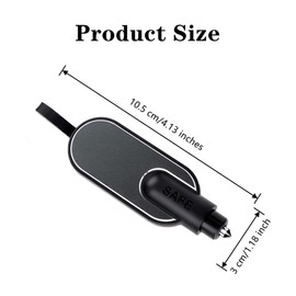 Hanforede 1 PCS Car Window Breaker Portable Seat belt Cutter Glass Breaker Window Breaker Keyring Car Safety Hammer Car Escape Tool Emergency Escape Tool for Land and Underwater