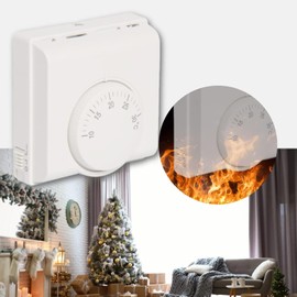 Mechanical Thermostat Controller Switch for 220 V Room for Central Air Conditioning in Hotel Restaurant Supermarket or at Home