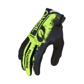 O'NEAL | Bicycle & Motocross Gloves | MX MTB DH FR | Durable, Flexible Materials, Ventilated Top of the Hand | Matrix Glove Shocker V.23 | Adult | Black Neon Yellow | Size XL
