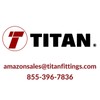 TITAN FITTINGS SS-1404-08-08 | 1/2" NPT Male Pipe x 1/2"