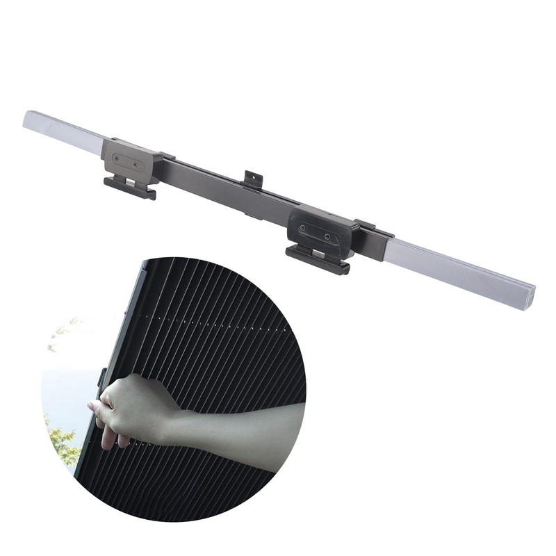 Retractable Car Sun Shade 70cm Width Windshield Cover Aluminium Foil