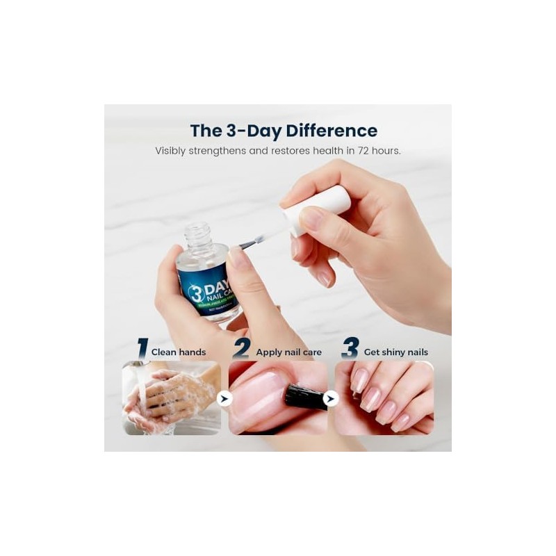 Aceite para Cuidado de Uñas en 3 Días, Nueva Versión