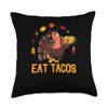 Pilgrim Costume Thanksgiving Shirt Turkey Meat Eat Tacos Thanksgiving Day