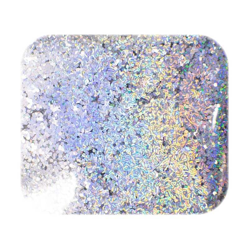 DIY MASTER Rainbow Glitter Flake Stripe Pattern 1mm 100g