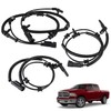 4 PCS Front and Rear ABS Wheel Speed Sensor Compatible