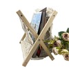 LIKEUDO Nordic Wind Cotton Rope Woven Magazine Rack - Boho